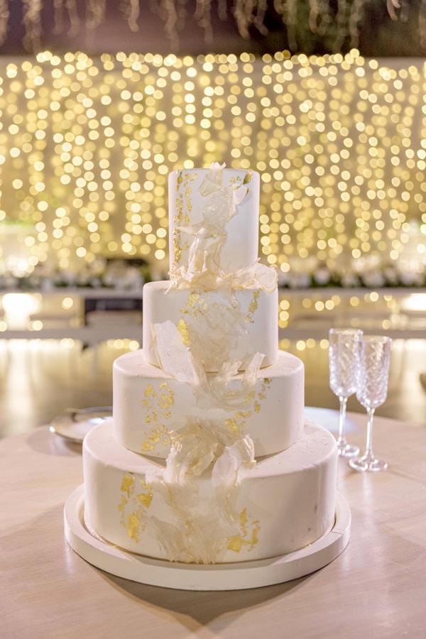 Fairytale Wedding White Roses Eucalyptus