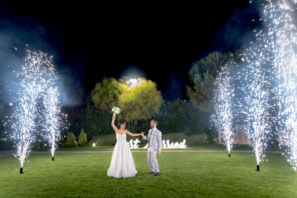 Fairytale Wedding White Roses Eucalyptus