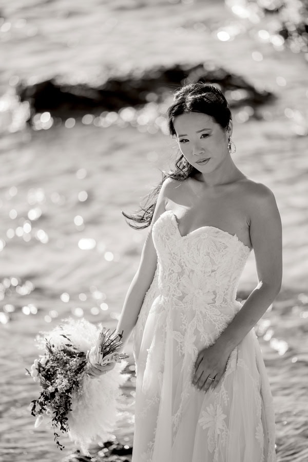 Fairytale Wedding White Roses Eucalyptus