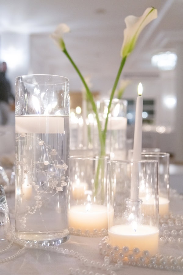 Fall Wedding In Tinos With White Floral Arrangements And Romantic Details