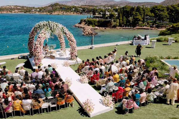 Indian Destination Wedding Greece Athens Riviera