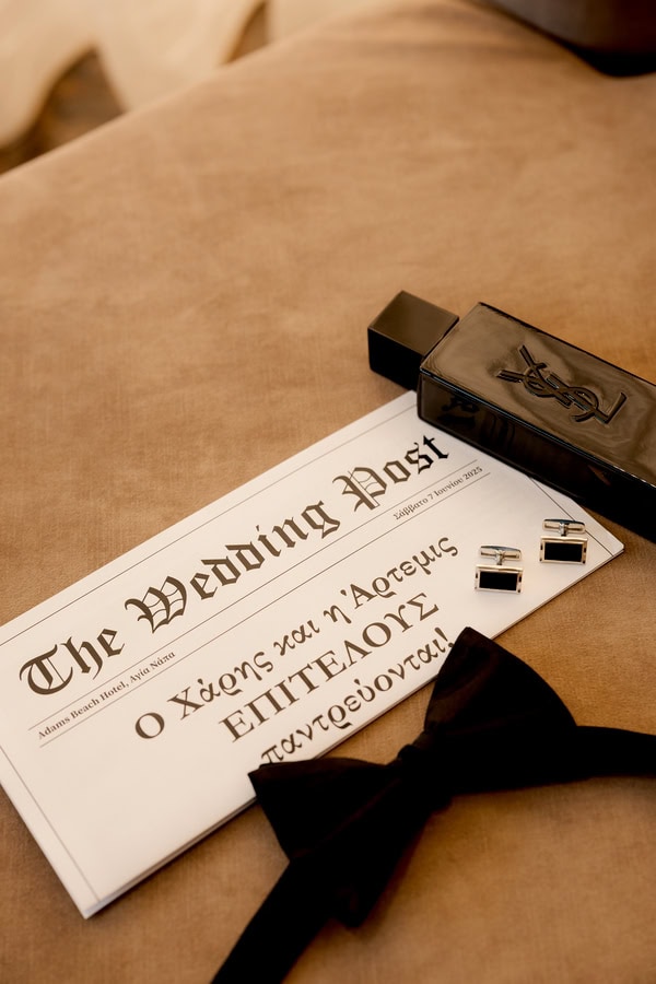 Old Money Hollywood Style Wedding Red Black