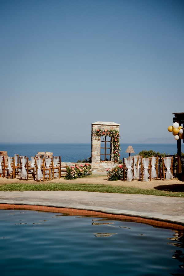 Romantic Destination Wedding Evia Seaside