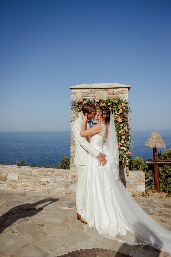 Romantic Destination Wedding Evia Seaside