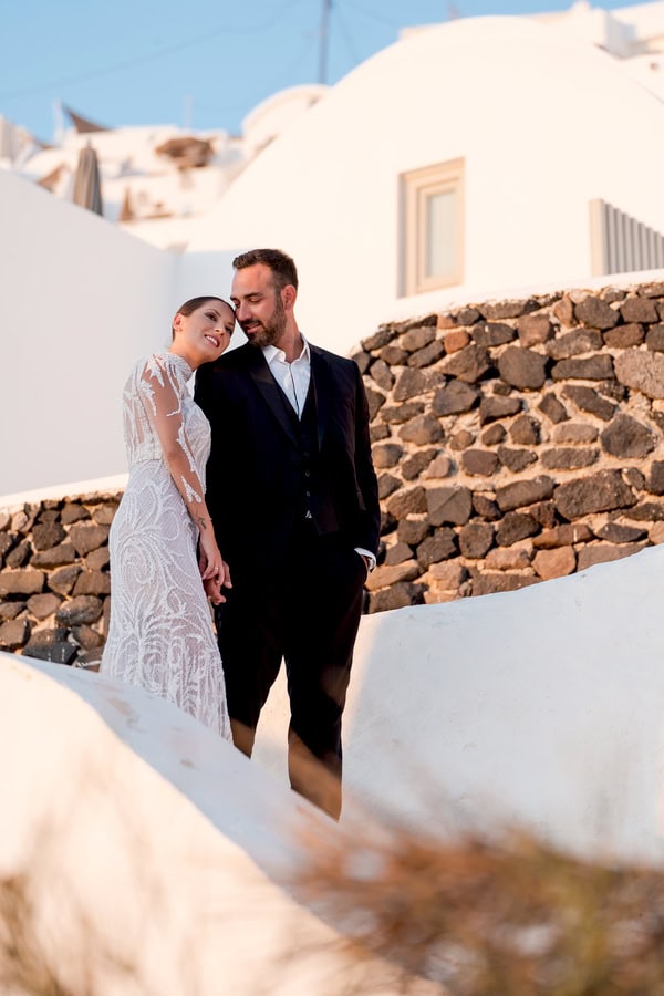 Romantic Next Day Shoot In Santorini With Caldera View