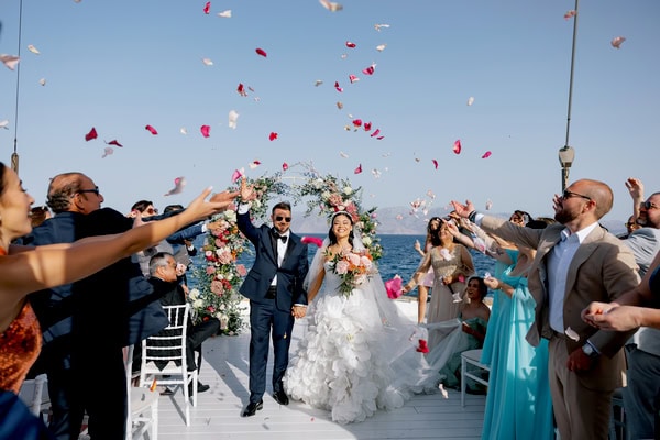 Romantic Seaside Wedding Florals