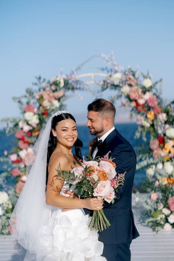 Romantic Seaside Wedding Florals