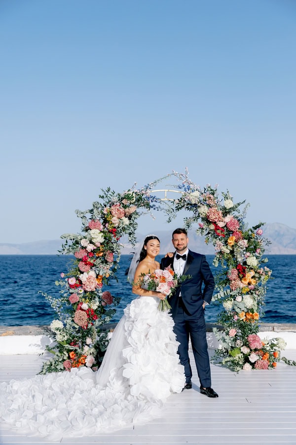 Romantic Seaside Wedding Florals