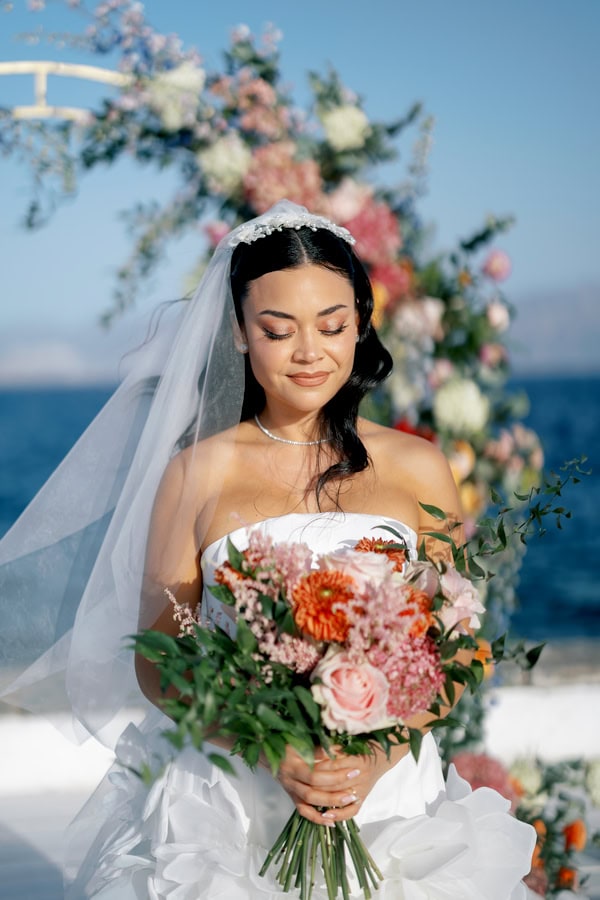 Romantic Seaside Wedding Florals