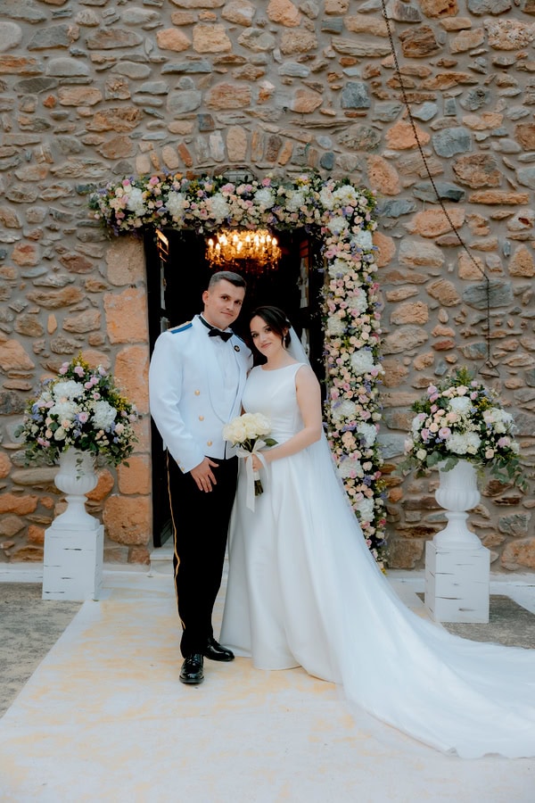 Romantic Spring Wedding Sparta Pale Pink Roses