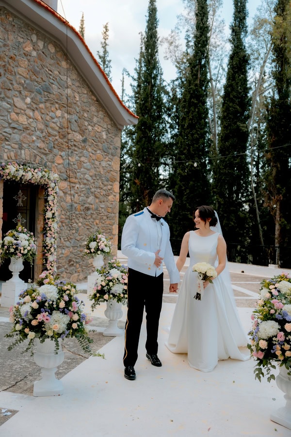 Romantic Spring Wedding Sparta Pale Pink Roses