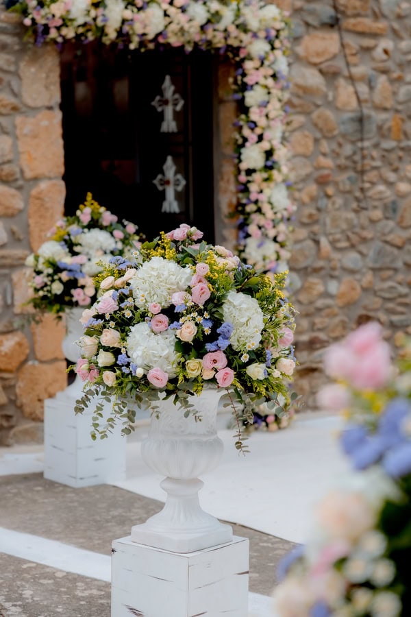 Romantic Spring Wedding Sparta Pale Pink Roses