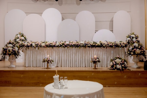 Romantic Spring Wedding Sparta Pale Pink Roses