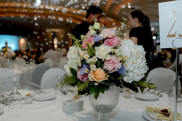 Romantic Spring Wedding Sparta Pale Pink Roses