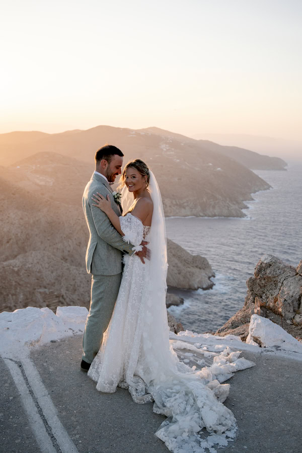 Romantic Summer Wedding Folegandros