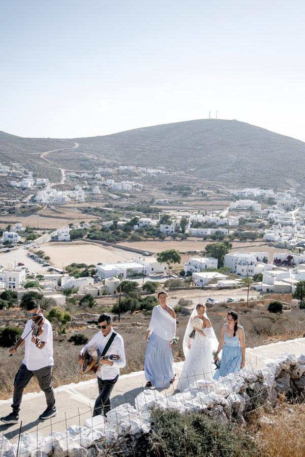 Romantic Summer Wedding Folegandros