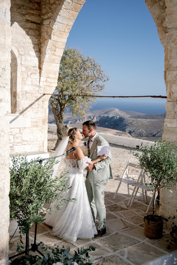 Romantic Summer Wedding Folegandros