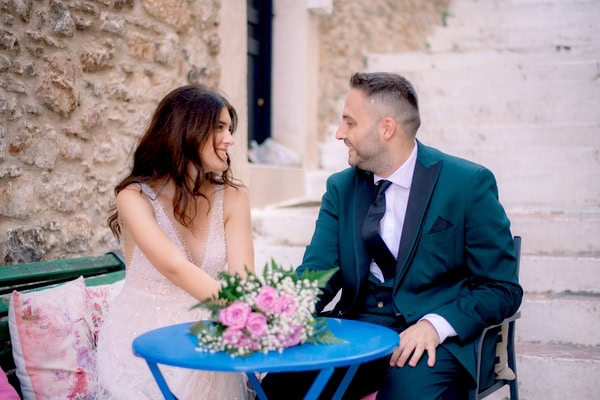 Romantic Wedding Deer Valley Venue White Pink Flowers