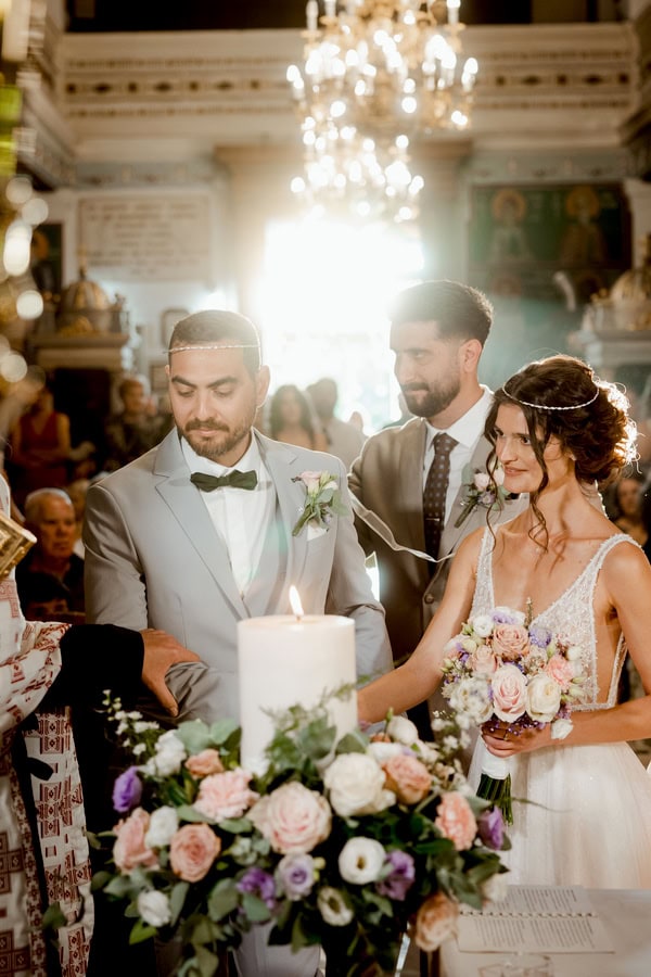 Romantic Wedding Evia Floral Decoration Emotional Moments