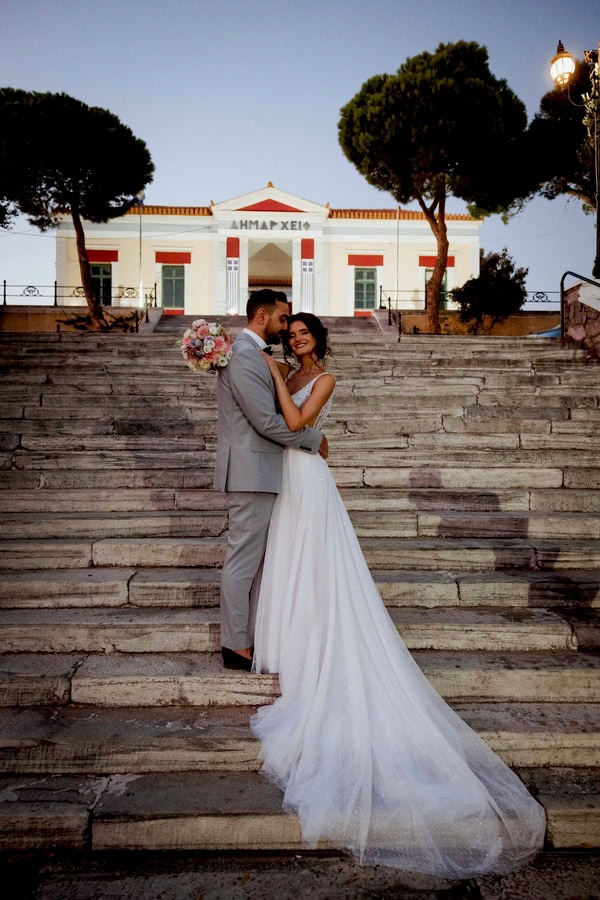 Romantic Wedding Evia Floral Decoration Emotional Moments