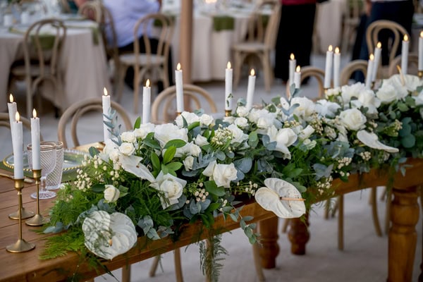 Romantic Wedding Floral Arrangements