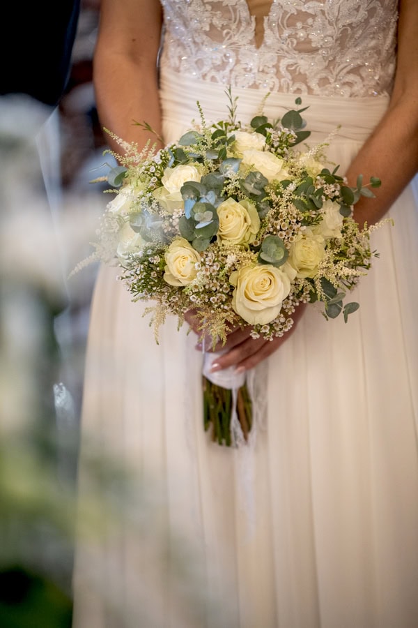 Rustic Wedding Ivory Roses Rustic Details