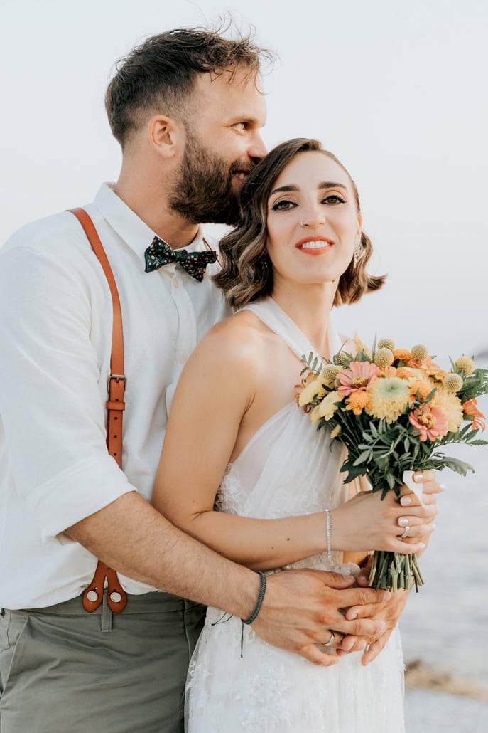 Καλοκαιρινός γάμος με rustic στυλ και λεμόνια στην Κάρυστο | Βασιλική & Παύλος