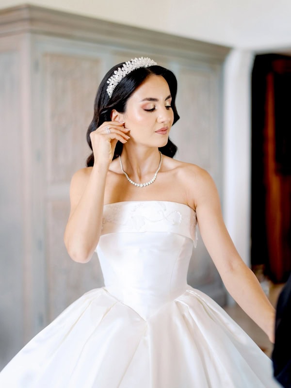 Spring Wedding White Flowers Seaside