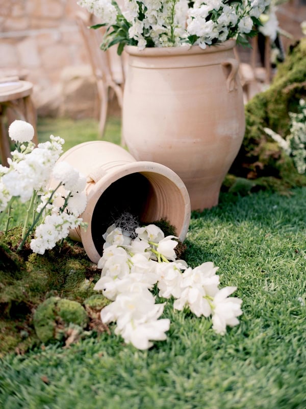 Spring Wedding White Flowers Seaside