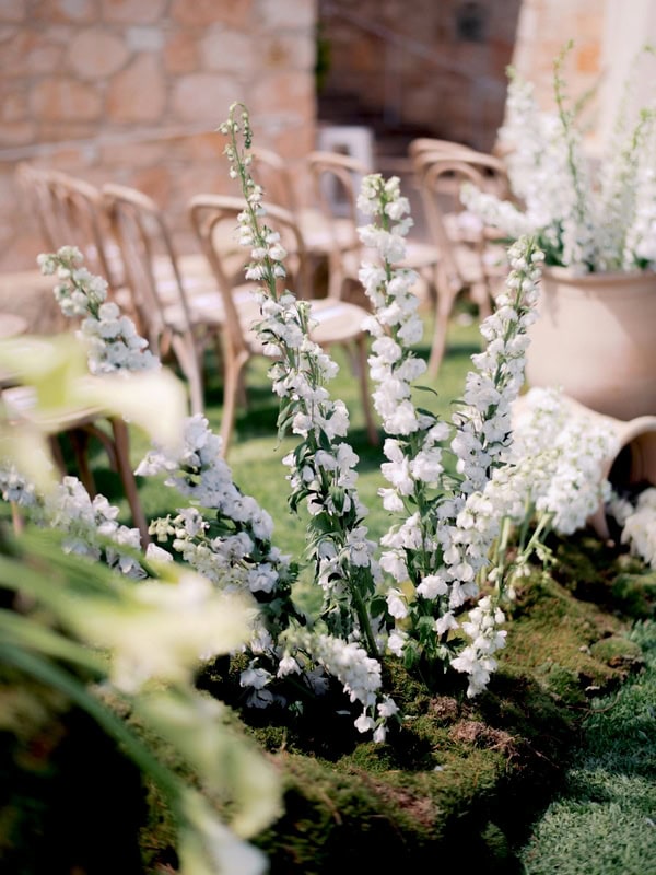 Spring Wedding White Flowers Seaside