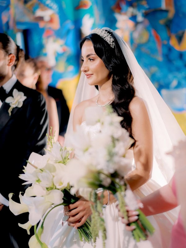 Spring Wedding White Flowers Seaside