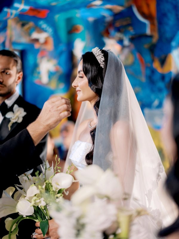 Spring Wedding White Flowers Seaside