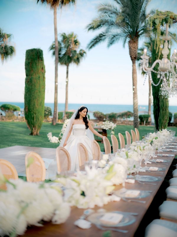 Spring Wedding White Flowers Seaside