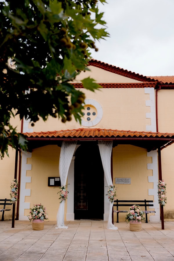 Summer Wedding Baptism Pastel Flowers Sparta