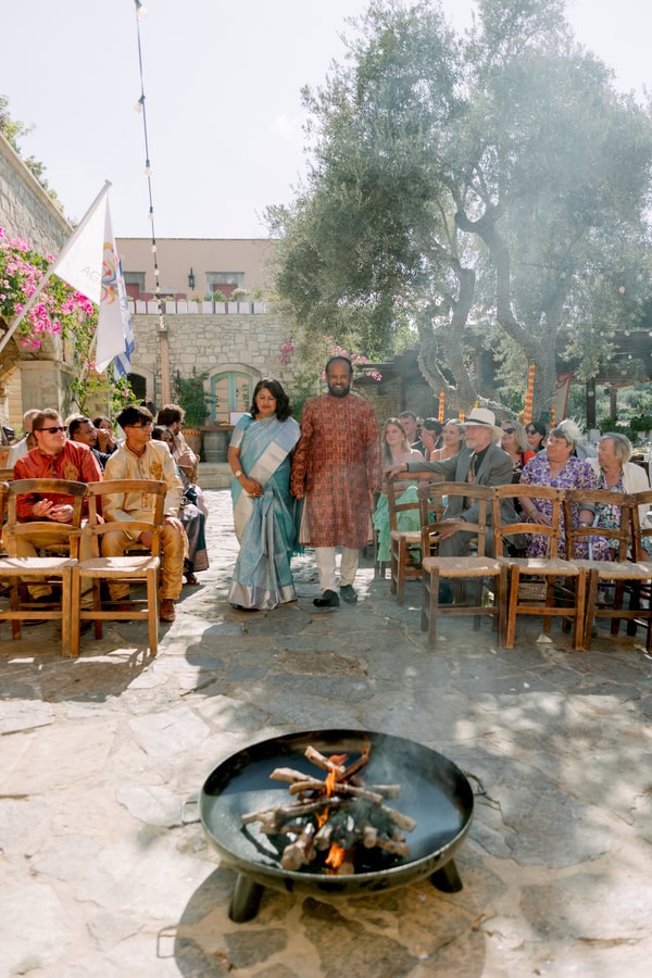 Vibrant Three Day Indian Destination Wedding Crete