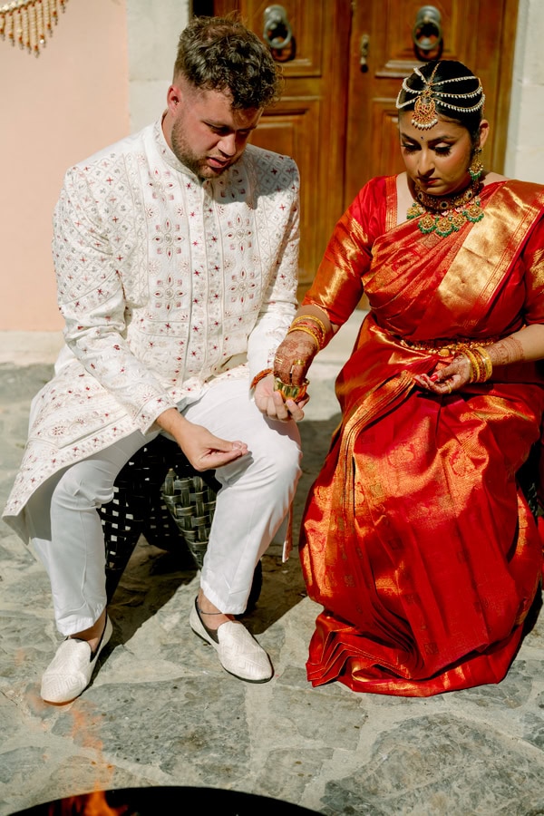 Vibrant Three Day Indian Destination Wedding Crete