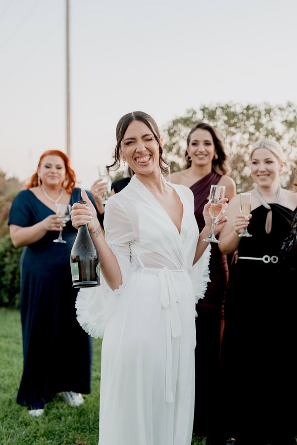 Autumn Wedding At Ostria Resort And Spa With White Floral Arrangements