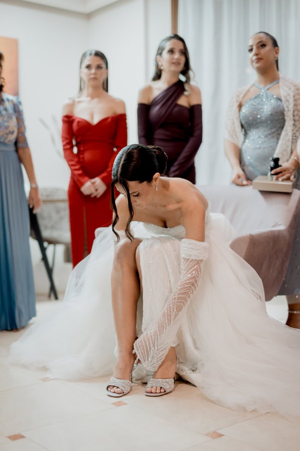 Autumn Wedding At Ostria Resort And Spa With White Floral Arrangements