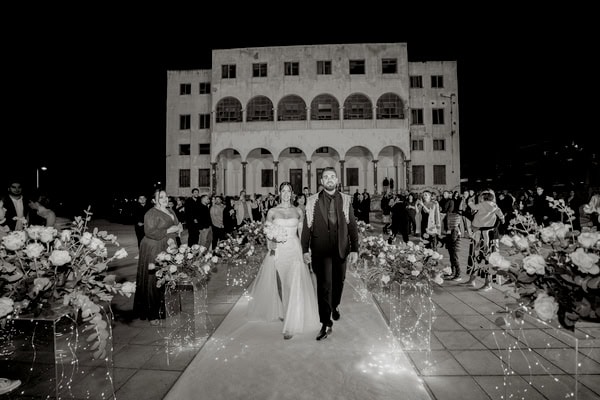 Autumn Wedding At Ostria Resort And Spa With White Floral Arrangements