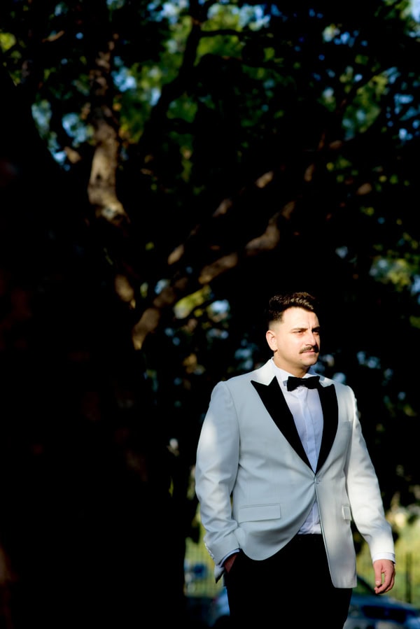 Chic Wedding Golf Prive All White Florals