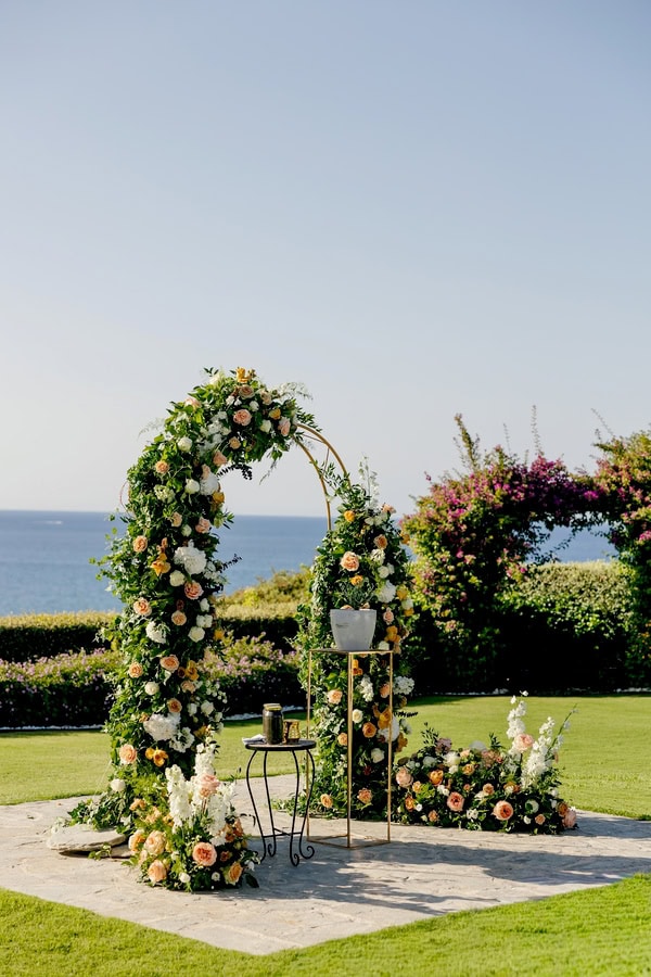 Destination Wedding In Chania Garden Style And Sea View