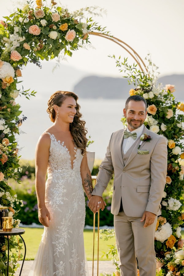 Destination Wedding In Chania Garden Style And Sea View