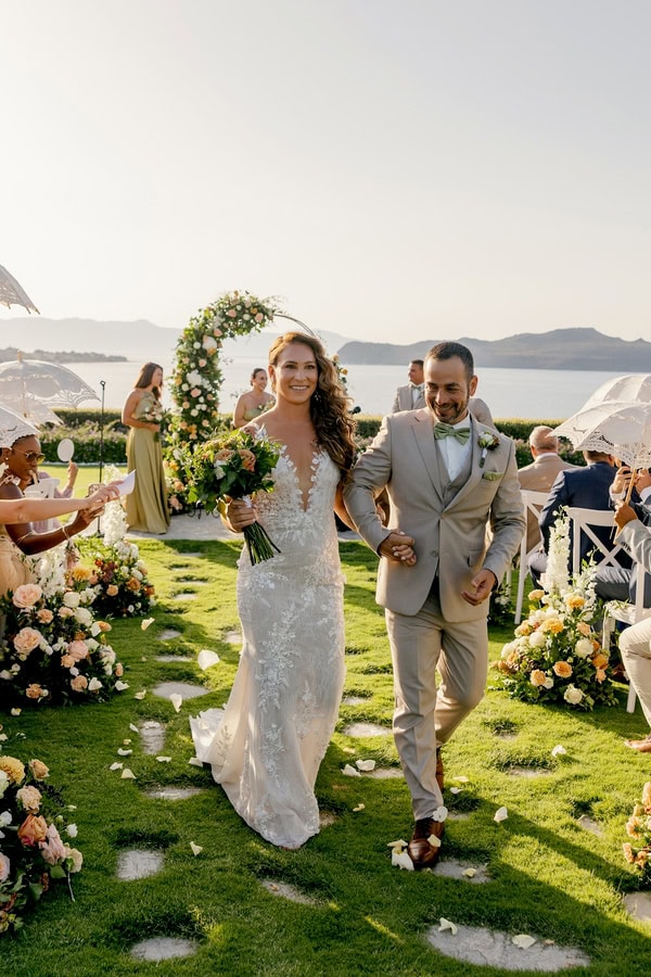 Destination Wedding In Chania Garden Style And Sea View