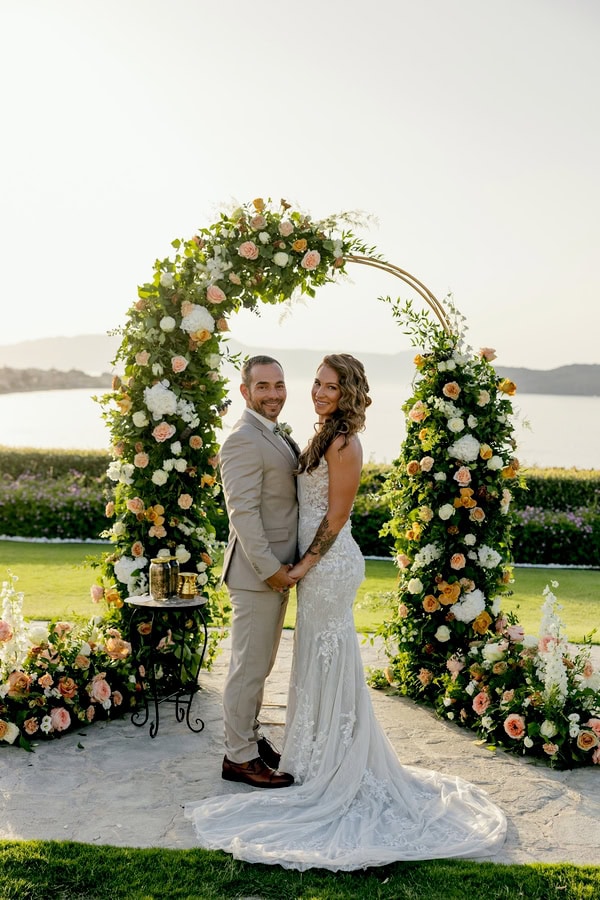 Destination Wedding In Chania Garden Style And Sea View
