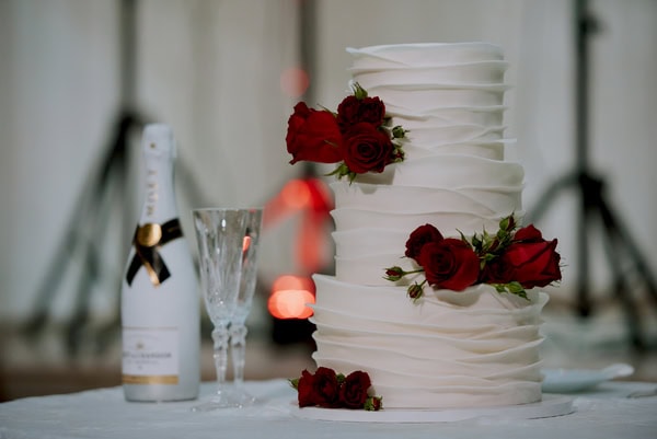 Dreamlike Autumn Wedding Red Roses