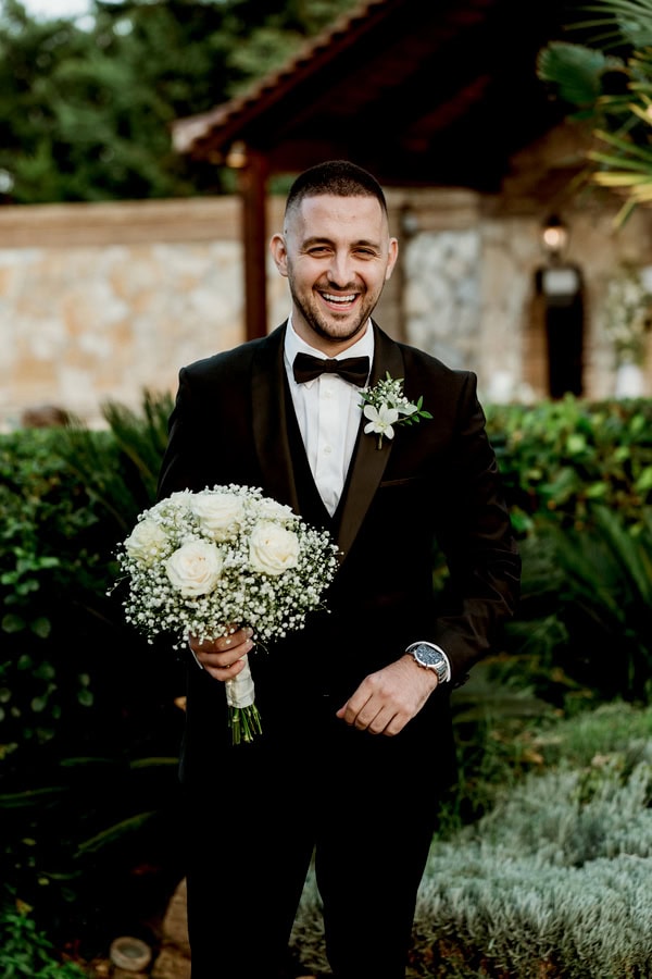 Fall Wedding White Florals Lovely Next Day Beach