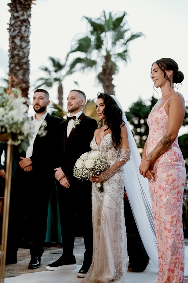 Fall Wedding White Florals Lovely Next Day Beach