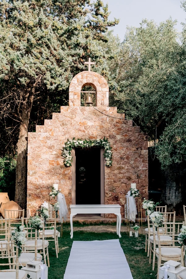 Lovely Wedding In Athens All White Florals