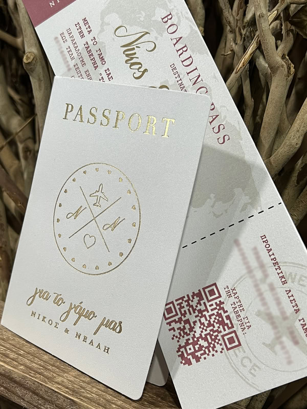 Modern Custom Wedding Invitations Typo Pergamini