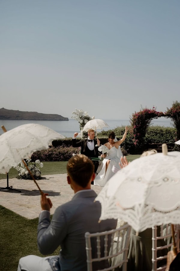 Refined Summer Sea View Wedding